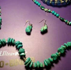 Vintage Navajo turqouise stone jewelry
